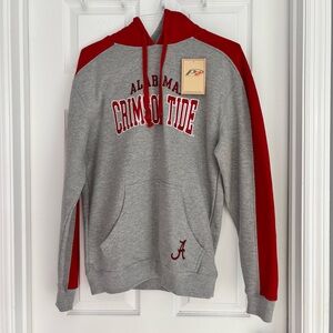 Men’s Pro Player Gray and Red Alabama Crimson Tide Sweater